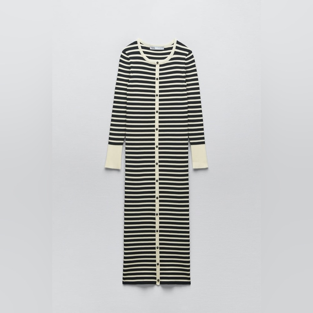 NWT Zara Striped Knit Dress - 2488/004